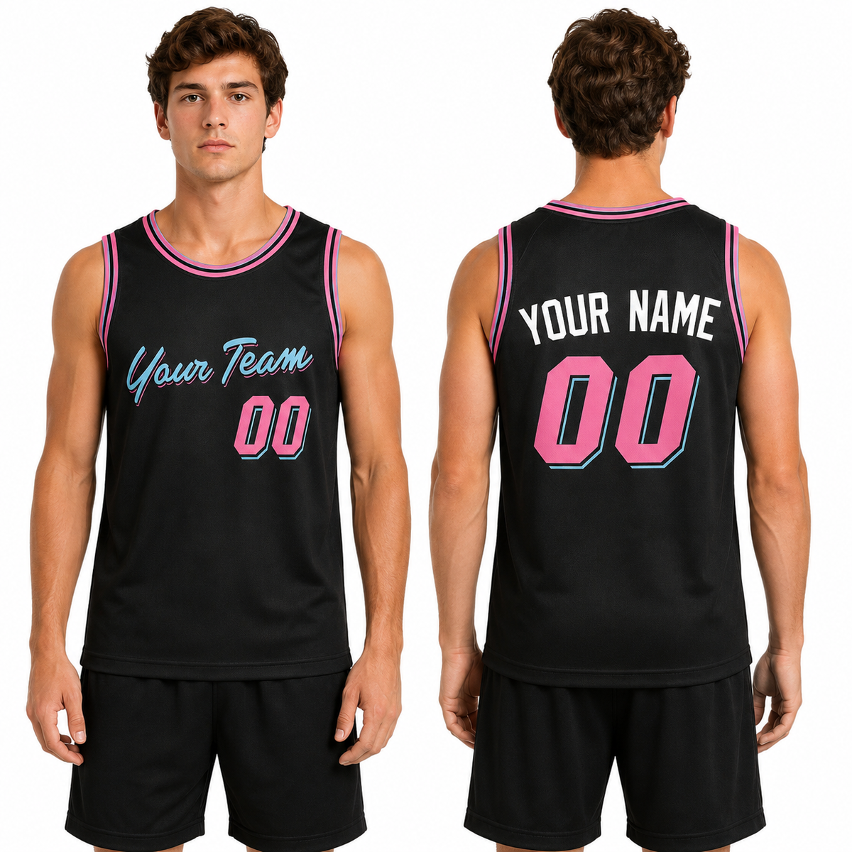 Personalized Miami Heat Basketball Jersey - Black 2025/26 Fast Break City Style, Custom Name & Number-1