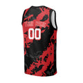 Personalized Miami Heat Basketball Jersey - Red Black 1996/97 Hardwood Classics Marble Swingman Style, Custom Name & Number-3