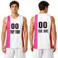 Personalized Miami Heat Basketball Jersey - White Pink 2011/12 Hardwood Classics Swingman Style, Custom Name & Number-1