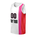 Personalized Miami Heat Basketball Jersey - White Pink 2011/12 Hardwood Classics Swingman Style, Custom Name & Number-3