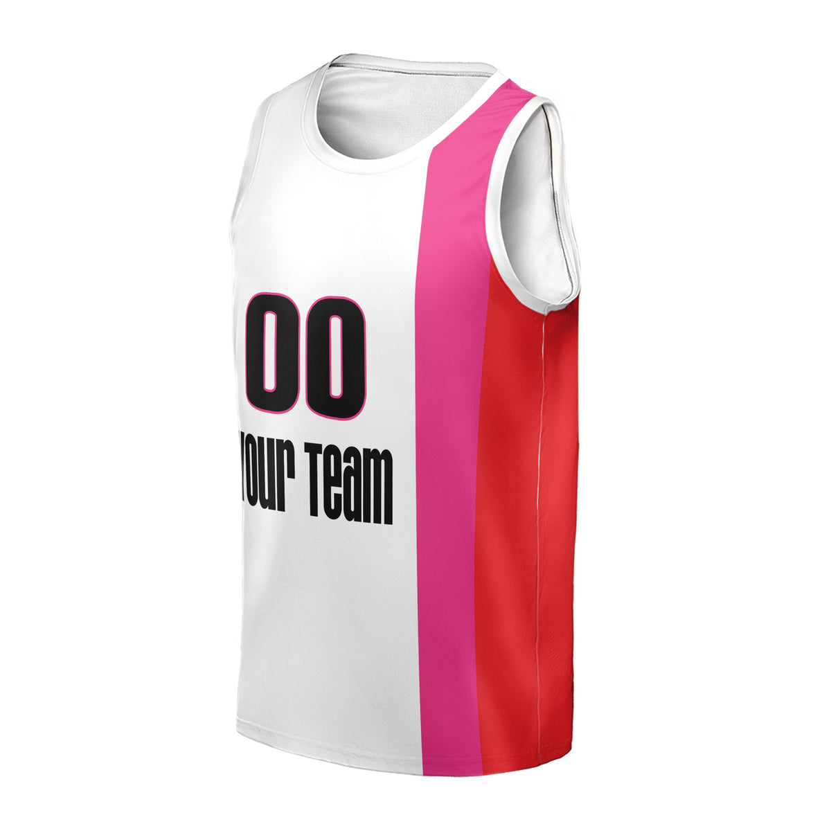 Personalized Miami Heat Basketball Jersey - White Pink 2011/12 Hardwood Classics Swingman Style, Custom Name & Number-3