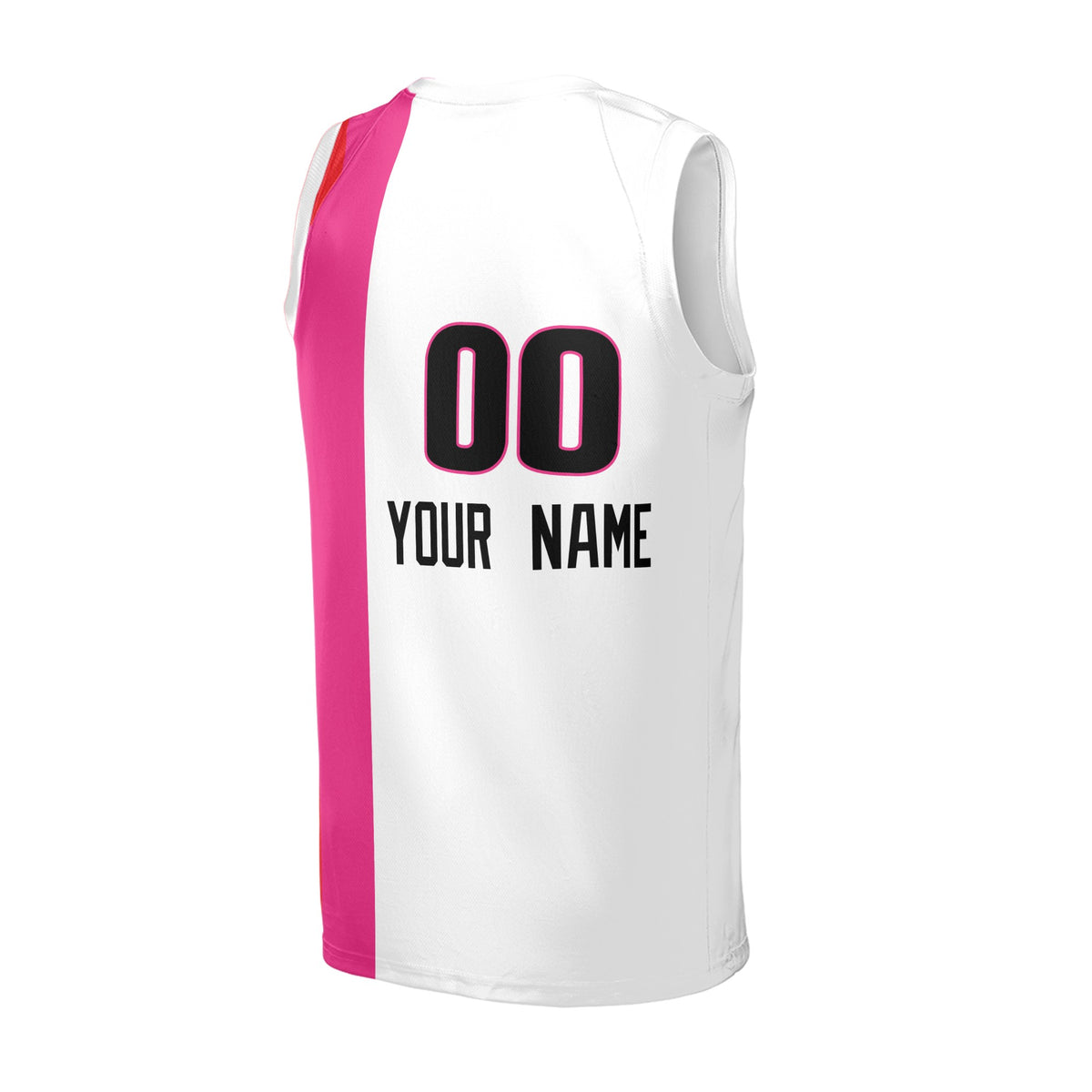 Personalized Miami Heat Basketball Jersey - White Pink 2011/12 Hardwood Classics Swingman Style, Custom Name & Number-4