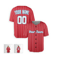 Personalized Miami Marlins Baseball Jersey - Red City Style, Custom Name & Number-6