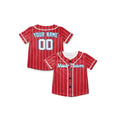 Personalized Miami Marlins Baseball Jersey - Red City Style, Custom Name & Number-8
