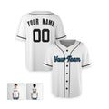 Personalized Miami Marlins Baseball Jersey - White Home Style, Custom Name & Number-4