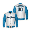 Personalized Miami Marlins Varsity Jacket – White Sky Blue Alternate Style, Custom Name & Number-3