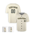 Personalized Milwaukee Brewers Baseball Jersey - Cream Home Style, Custom Name & Number-5