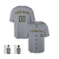 Personalized Milwaukee Brewers Baseball Jersey - Gray Alternate Style, Custom Name & Number-3