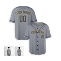 Personalized Milwaukee Brewers Baseball Jersey - Gray Alternate Style, Custom Name & Number-4