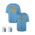 Personalized Milwaukee Brewers Baseball Jersey - Sky Blue City Style, Custom Name & Number-5