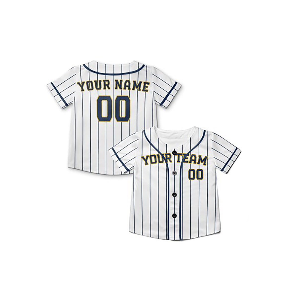 Personalized Milwaukee Brewers Baseball Jersey - White Alternate Style, Custom Name & Number-8