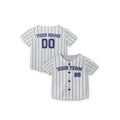 Personalized Milwaukee Brewers Baseball Jersey - White Pinstripe Style, Custom Name & Number-8