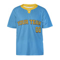 Personalized Milwaukee Brewers Two-Button Baseball Jersey - City Connect Style, Custom Name & Number-3