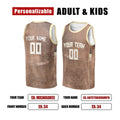 Personalized Milwaukee Bucks Basketball Jersey - Brown Swingman Select Series Style, Custom Name & Number-2
