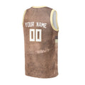 Personalized Milwaukee Bucks Basketball Jersey - Brown Swingman Select Series Style, Custom Name & Number-4