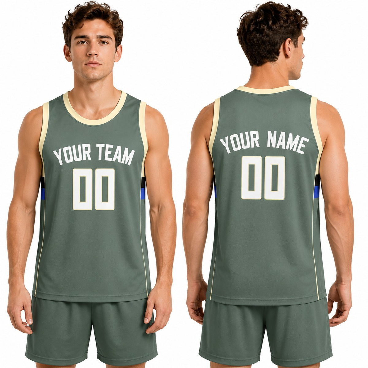 Personalized Milwaukee Bucks Basketball Jersey - Green Swingman Icon Style, Custom Name & Number-1