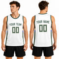 Personalized Milwaukee Bucks Basketball Jersey - White Swingman Association Style, Custom Name & Number-1