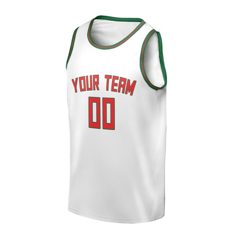 Personalized Milwaukee Bucks Basketball Jersey - White Swingman Hardwood Classics Style, Custom Name & Number-3
