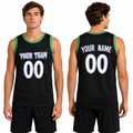 Personalized Minnesota Timberwolves Basketball Jersey - Black Swingman Hardwood Classics Style, Custom Name & Number-1