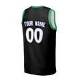 Personalized Minnesota Timberwolves Basketball Jersey - Black Swingman Hardwood Classics Style, Custom Name & Number-4