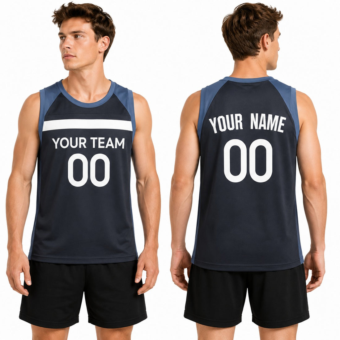 Personalized Minnesota Timberwolves Basketball Jersey - Navy Swingman Icon Style, Custom Name & Number-1