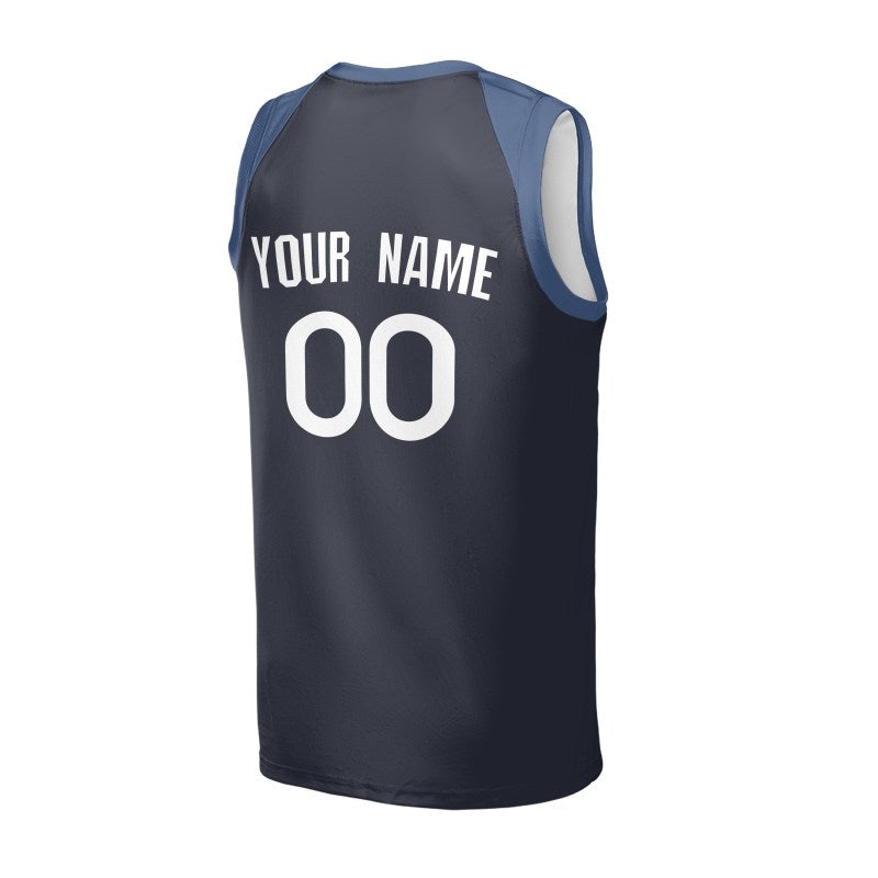 Personalized Minnesota Timberwolves Basketball Jersey - Navy Swingman Icon Style, Custom Name & Number-4