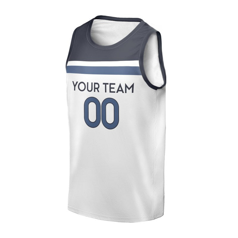 Personalized Minnesota Timberwolves Basketball Jersey - White Swingman Association Style, Custom Name & Number-3