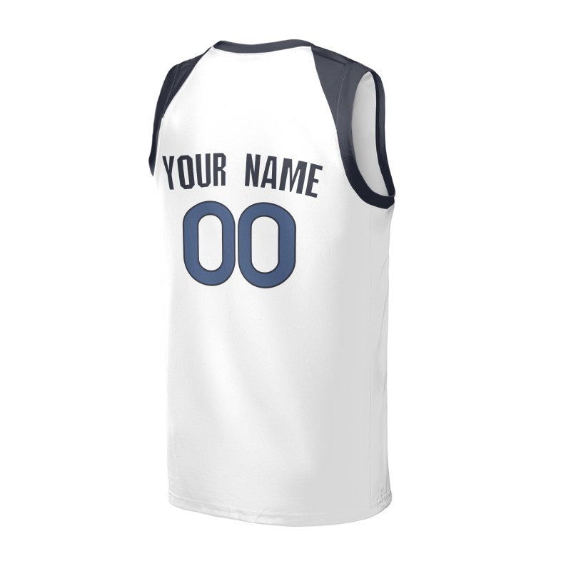 Personalized Minnesota Timberwolves Basketball Jersey - White Swingman Association Style, Custom Name & Number-4