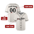Personalized Minnesota Twins Baseball Jersey - Cream Alternate Style, Custom Name & Number-2