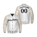 Personalized Minnesota Twins Varsity Jacket – White Cream Alternate Style, Custom Name & Number-3