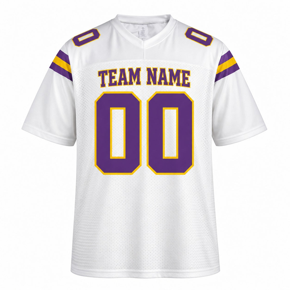 Personalized Minnesota Vikings 1998 Football Jersey – White Legacy Retired Player Style, Custom Name Patch, Team Name, Number & Logo-3