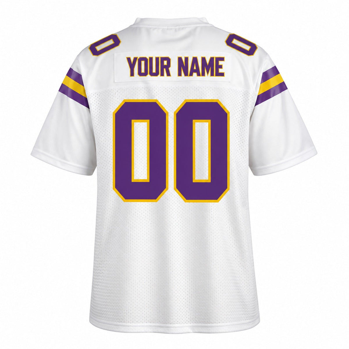 Personalized Minnesota Vikings 1998 Football Jersey – White Legacy Retired Player Style, Custom Name Patch, Team Name, Number & Logo-4