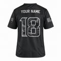 Personalized Minnesota Vikings 2026 Salute to Service Football Jersey – Black, Custom Name Patch, Team Name, Number & Logo-4