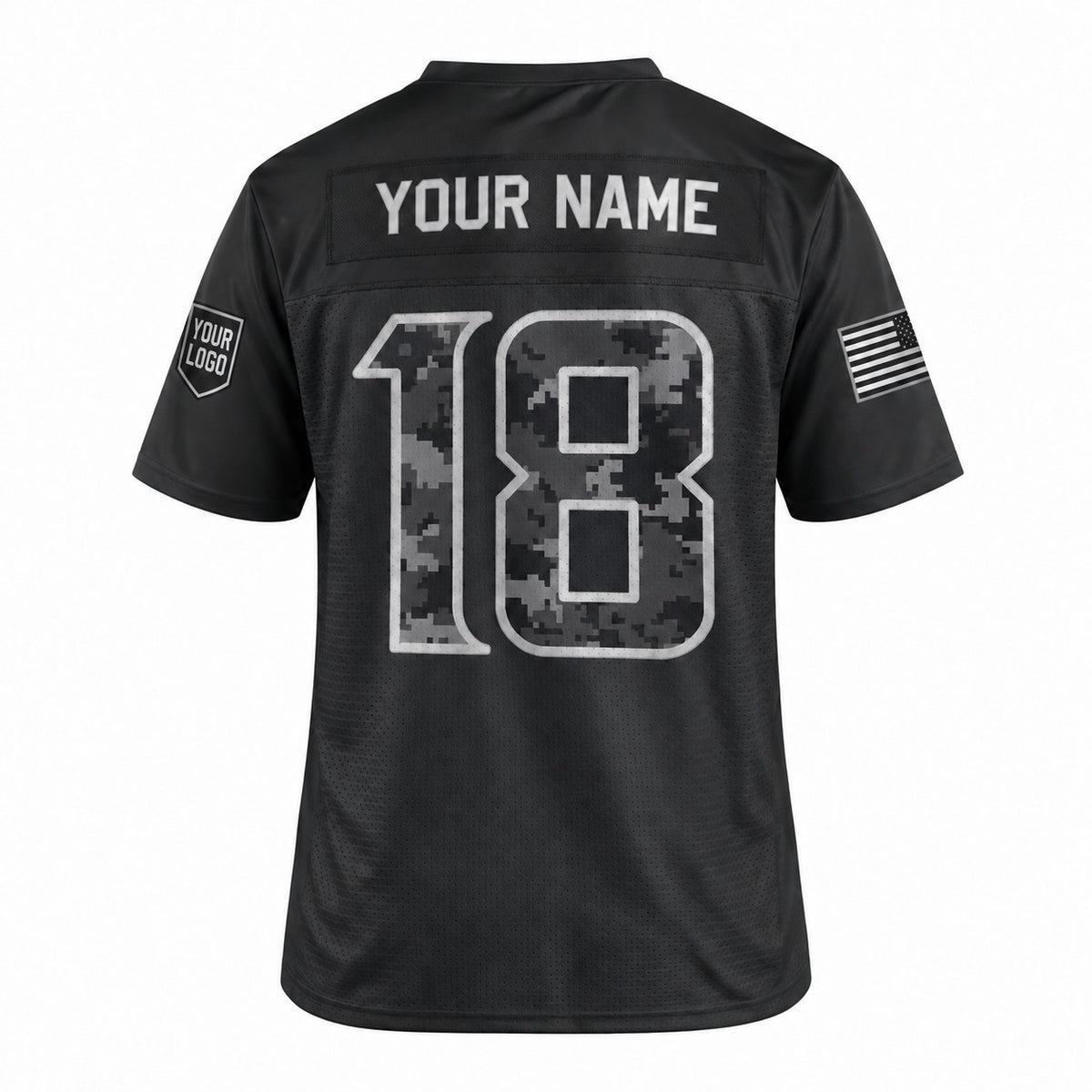 Personalized Minnesota Vikings 2026 Salute to Service Football Jersey – Black, Custom Name Patch, Team Name, Number & Logo-4