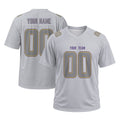 Personalized Minnesota Vikings Football Jersey – Gray Atmosphere Game Day Style, Custom Name & Number-3