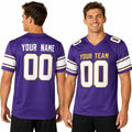 Personalized Minnesota Vikings Football Jersey - Purple Classic Style, Custom Name & Number-1