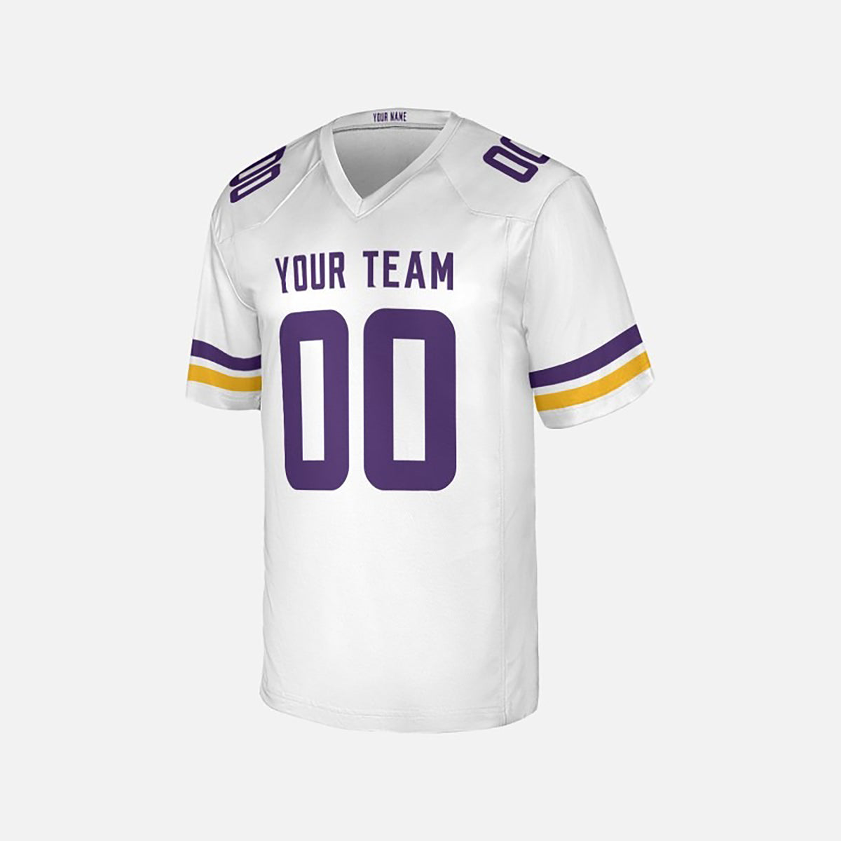 Personalized Minnesota Vikings Football Jersey - White Fan Style, Custom Name & Number-4