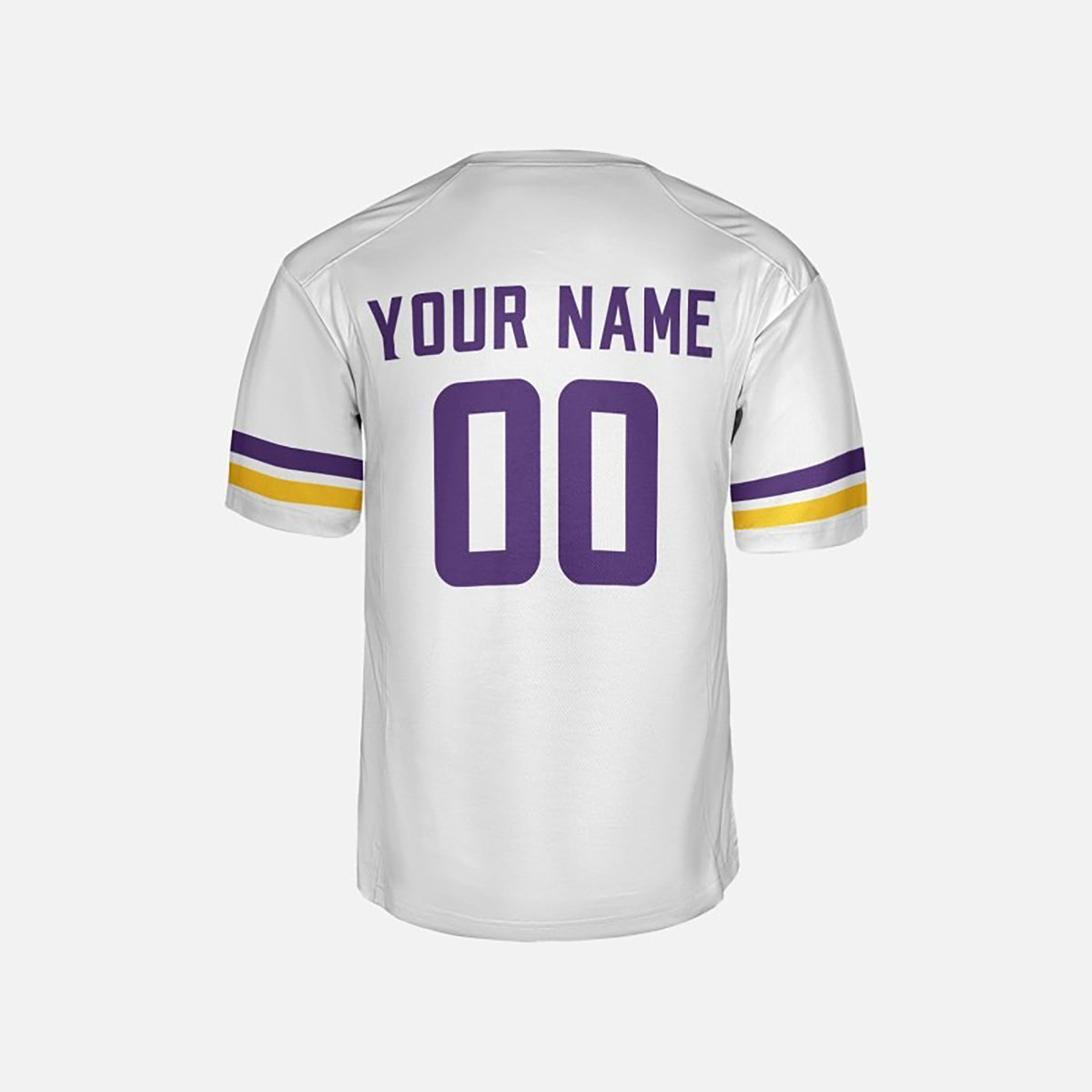 Personalized Minnesota Vikings Football Jersey - White Fan Style, Custom Name & Number-5