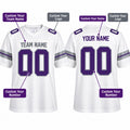 Personalized Minnesota Vikings Football Jersey – White Alternate Vapor F.U.S.E. Limited Style, Custom Name Patch, Team Name, Number & Logo-2