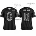 Personalized New England Patriots 2026 Salute to Service Football Jersey – Black, Custom Name Patch, Team Name, Number & Logo-2