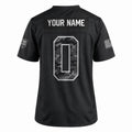 Personalized New England Patriots 2026 Salute to Service Football Jersey – Black, Custom Name Patch, Team Name, Number & Logo-4