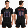 Personalized New England Patriots Football Jersey - Black Game Collection Style, Custom Name & Number-1