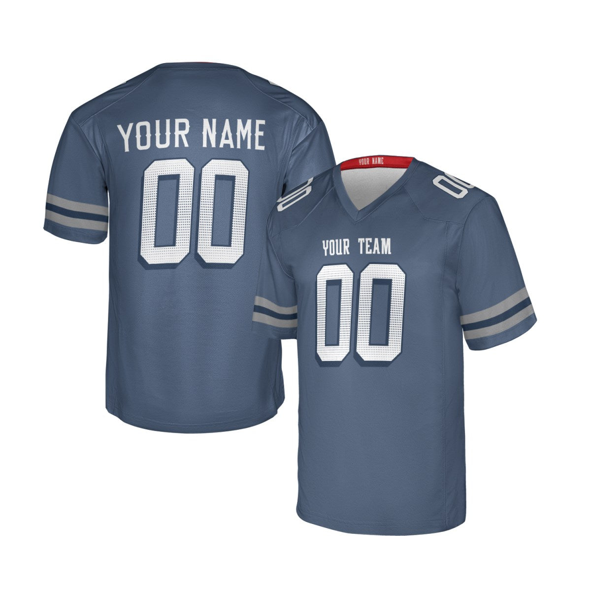 Personalized New England Patriots Football Jersey - Blue 2025 Rivalries Collection, Custom Name & Number-3