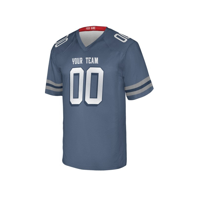 Personalized New England Patriots Football Jersey - Blue 2025 Rivalries Collection, Custom Name & Number-4