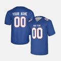 Personalized New England Patriots Football Jersey - Royal Legacy Fan Style, Custom Name & Number-3