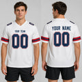 Personalized New England Patriots Football Jersey - White Alternate Style, Custom Name & Number-1