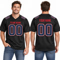 Personalized New England Patriots Football Jersey – Carbon Black Fashion Style, Custom Name Patch, Team Name, Number & Logo-1