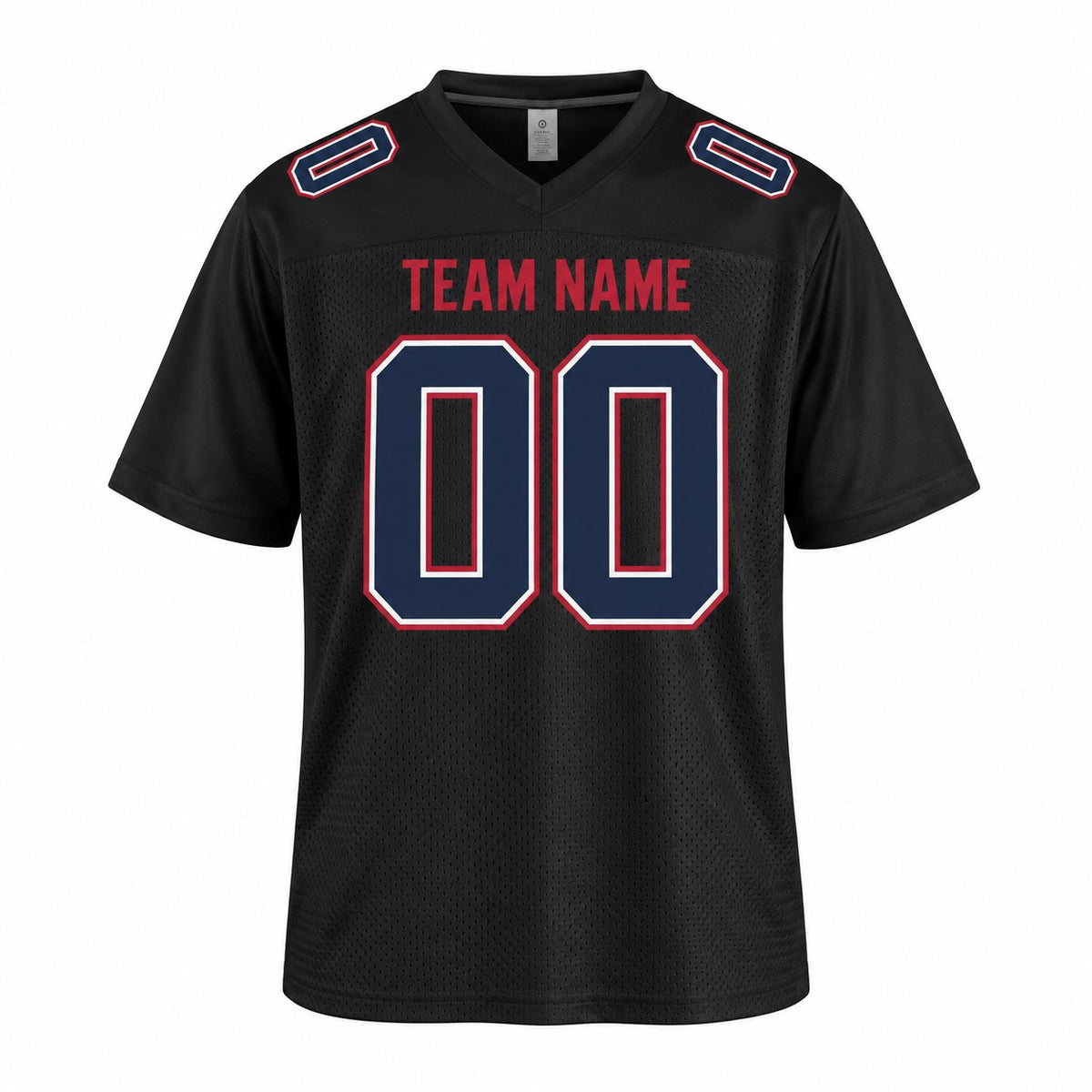 Personalized New England Patriots Football Jersey – Carbon Black Fashion Style, Custom Name Patch, Team Name, Number & Logo-3