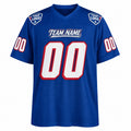 Personalized New England Patriots Football Jersey – Royal Legacy Style, Custom Name Patch, Team Name, Number & Logo-3