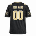 Personalized New Orleans Saints Football Jersey – Black Game Style, Custom Name Patch, Team Name, Number & Logo-3